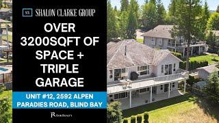 #12-2592 Alpen Paradies Road, Blind Bay | Shalon Clarke Group | Shuswap Real Estate