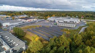 Solar Panels in ABB Estonia Large Motors & Generators Factory