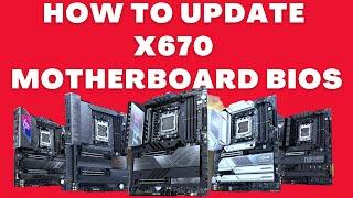 HOW TO UPDATE X670E X670-P MOTHERBOARD BIOS EZFLASH (ASUS, MSI, GIGABYTE, ASROCK, BIOSTAR)