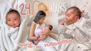 a REAL day in the life with a NEWBORN (full 24 hours)