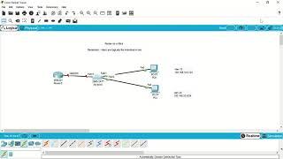 Configuring a Router on a Stick in Packet Tracer