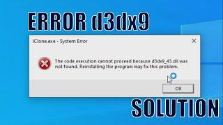 ERROR d3dx9_43