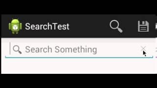 Animated SearchView in Android