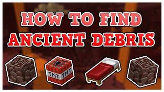 How To Find ANCIENT DEBRIS in Minecraft 1.16 | Minecraaft Java Edition | Minecraft Bedrock Edition