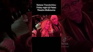 Natasa Theodoridou Friday night @ Palais Theatre Melbourne #parisyvesread #natasatheodoridou