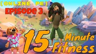 "15 Minute Fitness" Mountain Workout for Kids w/ Coach Meger (Online PE #3)