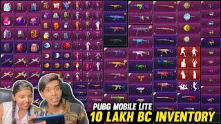 PUBG Mobile Lite Most Expensive 10 Lakh BC Inventory  | Pubg Lite