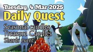 Sky Daily Quest today - Daylight Prairie 4 Mar 2025 | Sky Children of the Light | Sandwichies Ch