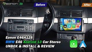 BMW E46 Installation Guide for Eonon Android 12 Car Stereo | Apple CarPlay & Android Auto | E46A12S