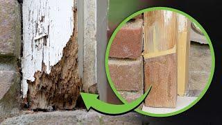 MORSCHES HOLZ reparieren mit HOLZSPACHTELMASSE | EAZYFIX