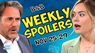 Bold and Beautiful Weekly Spoilers Nov 25-29: Ridge Rages & Hope Spirals in Fear #boldandbeautiful