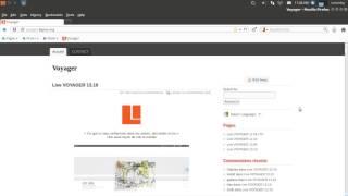 Voyager Linux Review. French are funny. I like it!
