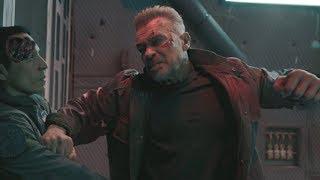 Terminator: Dark Fate / Falling Airplane Fight Scene (T-800 vs Rev-9)