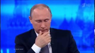 Путин В В  пукнул в прямом эфире