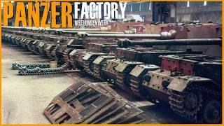 Rare German Tank Factory - Panzer Fabrik - Footage.