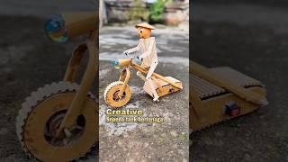 Diy creative sepeda custom roda tank part 2 terakhir #diy #creative #toys #mainan #ideas #dinamo