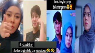 CANTIKNYA LESTI LAGI NONTON RIZKY BILLAR JUDES INI SERU ROMDUT LESLAR GALUH TOLAK CIUM TANGAN RAKA