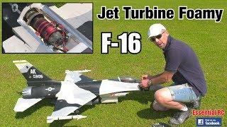 HSD JETS F-16 (TURBINE jet engine IN an EPO FOAM JET !)