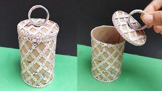 How to make newspaper basket | DIY Newspaper craft | Best out of waste