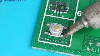 How to quickly solder a motherboard with solder paste | Phone Mainboard Repair Process