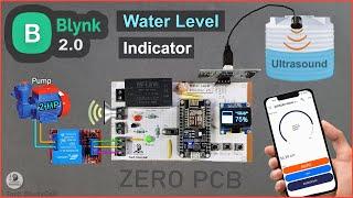 Water Level Indicator project using NodeMCU ESP8266 Blynk & Ultrasonic Sensor