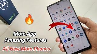 Moto Phones Amazing Features & Settings in Moto App || Moto App 