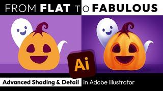 Advanced Shading in Adobe Illustrator Using Layered Shapes, Blend Modes & Gradients - File Deep Dive