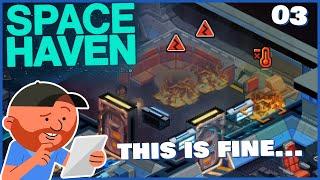 Space Haven S14 E03 | Missions Full Of Danger, Running Out Of Gas | Space-ship Building Sim