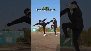 3 Steps For Question mark kick                       #shorts