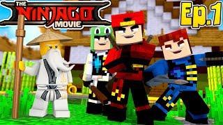 Minecraft LEGO NINJAGO - ROPO, LITTLE LIZARD & SCUBA STEVE BECOME NINJAGO'S!!