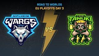 SMITE Challenger Circuit EU: Road to Worlds Playoffs Day 3 - Niflheim Wargs VS Yomi Tanuki