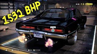 Need for Speed Heat - 1532 BHP Dodge Charger 1969 - Tuning & Customization Car HD