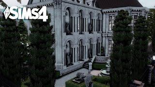 Dark Academia Manor II The Sims 4 Speed build