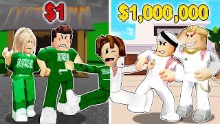 Roblox Family - $1 Birthday vs. $1,000,000 Birthday ! Roblox Brookhaven RP