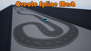 Splines And Spline Meshes | Creating A Road System Using Splines - Unreal Engine Tutorial