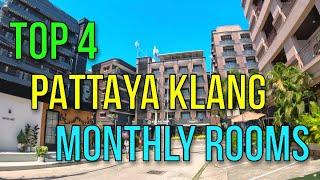 TOP FOUR HIGH SEASON BEST VALUE CENTRAL PATTAYA KLANG MONTHLY APARTMENT ROOMS UNDER 8,000BHT