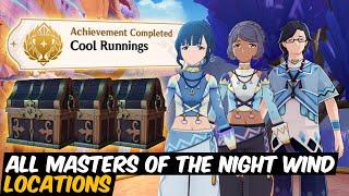 All Masters of the Night WInd Trainers Cool Runnings Hidden Achievement | Genshin Impact 5.2 Natlan