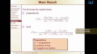 Emmanuel Farhi-Nonlinear Capital Taxation Without Commitment