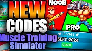 Muscle Training Simulator CODES - ROBLOX SEPTEMBER 2024