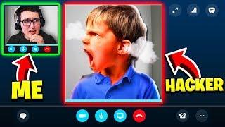 **ANGRY** KID CALLED ME AND TURNED ON HIS WEBCAM...