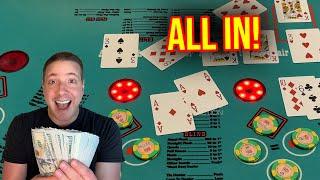 BETTING $700 A HAND ON ULTIMATE TEXAS HOLD'EM IN LAS VEGAS!