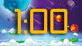 1-Minute Timer: Outer Space Countdown