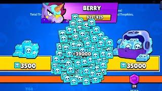 WOOW!! BERRY NEW BRAWLER IS HERE!!LEGENDARY GIFTS!! 10,000 TROPY ROAD!! BRAWL STARS UPDATE REWARDS!