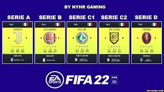 FIFA 22 Mod Serie A | Serie B | Serie C1 - C2 | Serie  D | FULL