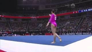 2012 US Olympic Trials Day 1 Sabrina Vega Floor