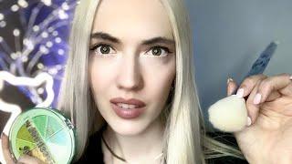 АСМР ВЕСЕННИЙ МАКИЯЖ  ASMR Spring makeup #asmr #асмр #асмрвидео #асмрзвукирта