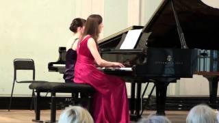 Mozart Piano Sonata K. 381- Anastasia and Liubov Gromoglasova