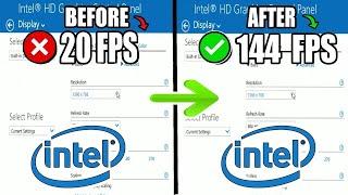 BEST INTEL HD GRAPHICS Settings 2024INTEL Settings for GAMING️*Updated*