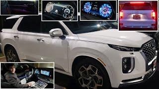 2021 Hyundai Palisade Calligraphy (Ambient lighting, test drive, features)