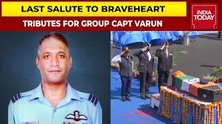 3 Services Pay Last Tributes To Group Captain Varun Singh, Mortal Remains To Reach Bhopal Today
